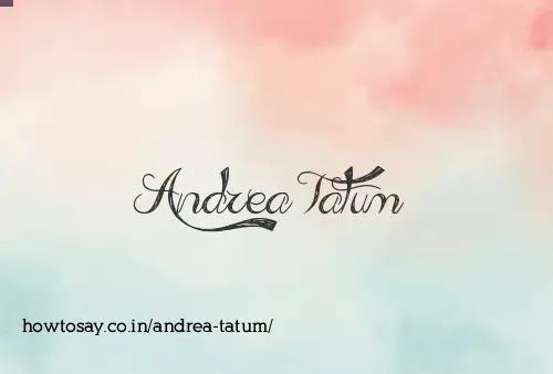 Andrea Tatum