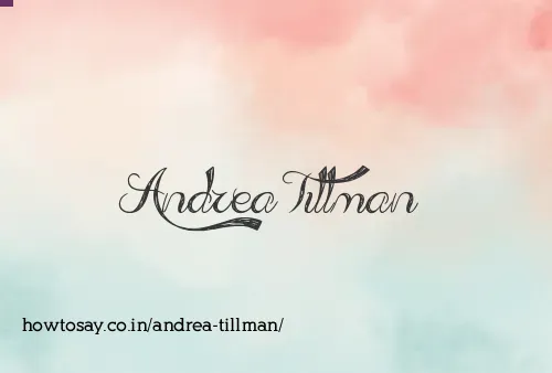 Andrea Tillman