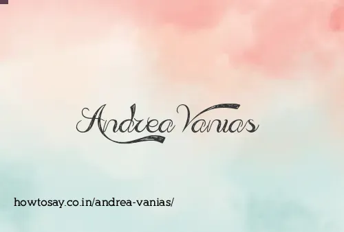 Andrea Vanias