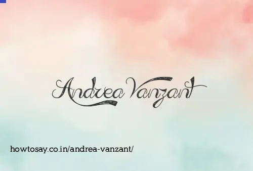 Andrea Vanzant