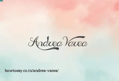 Andrea Varea