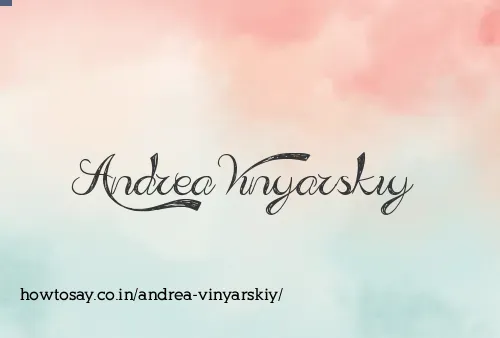 Andrea Vinyarskiy