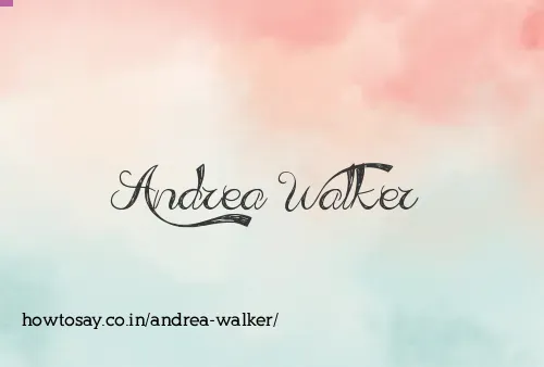 Andrea Walker