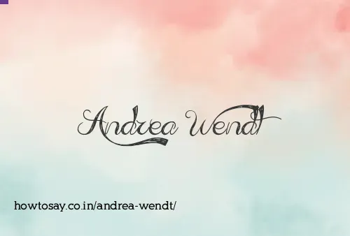 Andrea Wendt