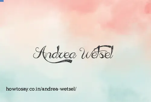 Andrea Wetsel