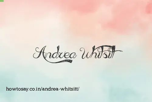 Andrea Whitsitt