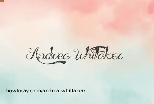 Andrea Whittaker
