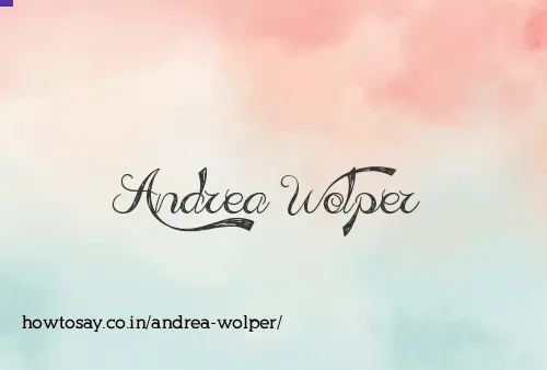 Andrea Wolper