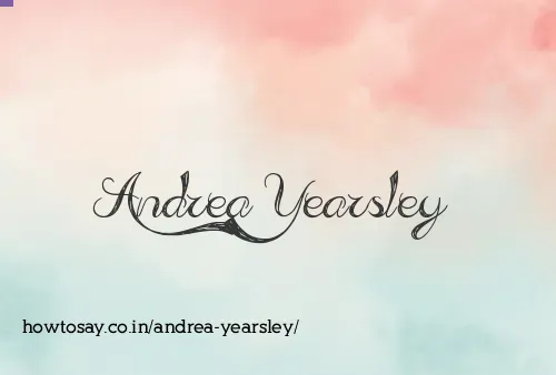 Andrea Yearsley