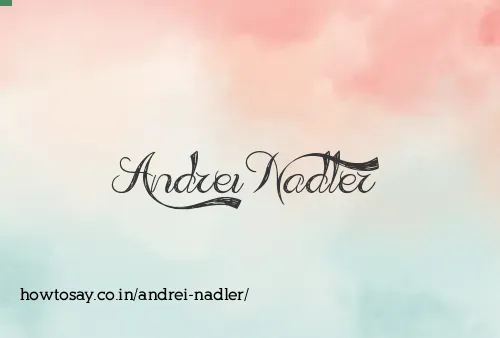Andrei Nadler