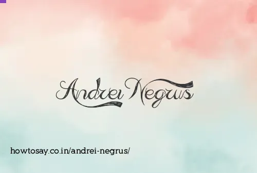 Andrei Negrus
