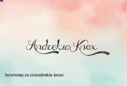 Andrekia Knox