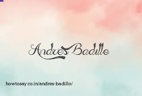 Andres Badillo