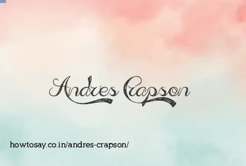 Andres Crapson