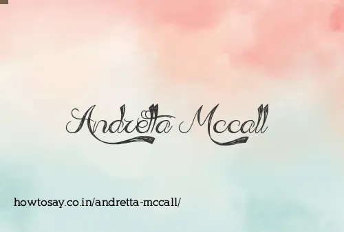 Andretta Mccall