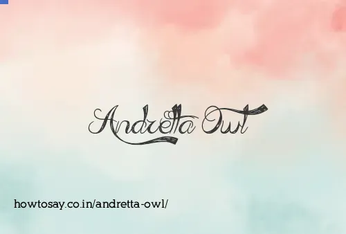 Andretta Owl