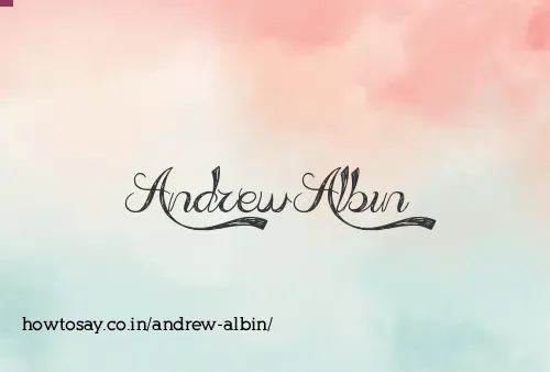 Andrew Albin