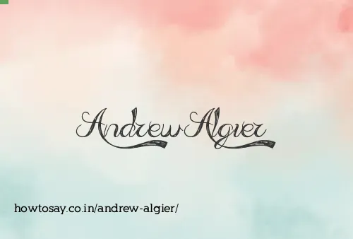 Andrew Algier