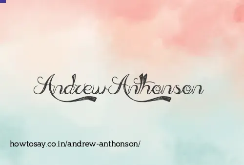 Andrew Anthonson