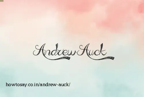 Andrew Auck