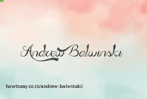 Andrew Balwinski