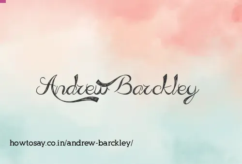 Andrew Barckley