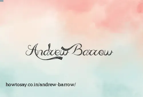 Andrew Barrow