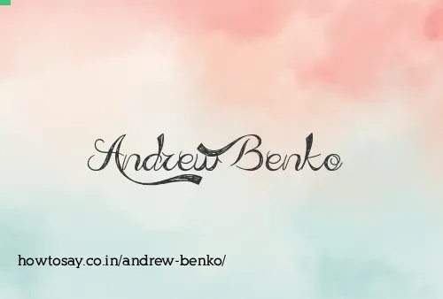 Andrew Benko