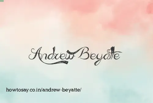 Andrew Beyatte
