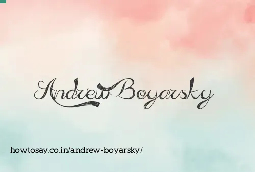 Andrew Boyarsky