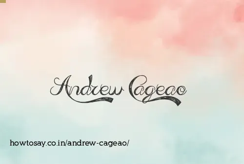 Andrew Cageao