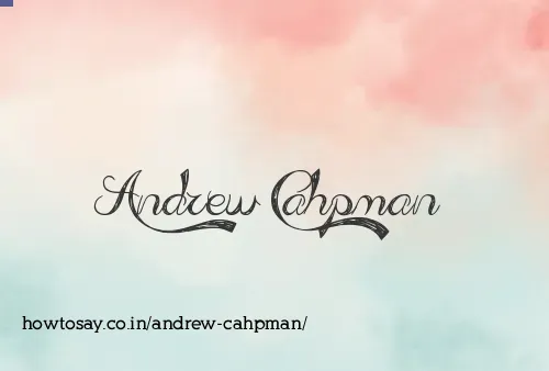 Andrew Cahpman