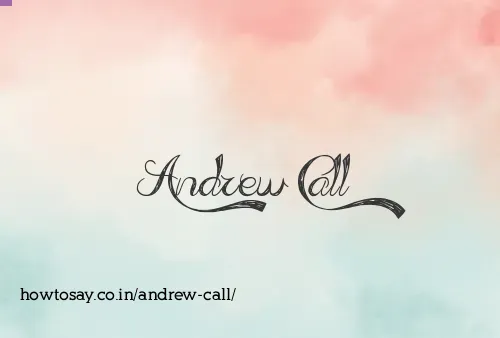 Andrew Call