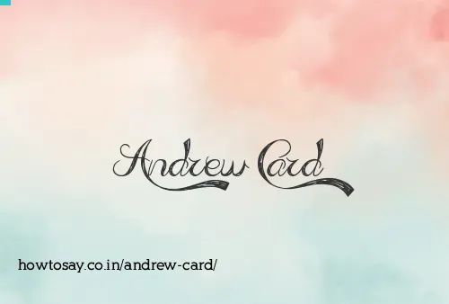 Andrew Card