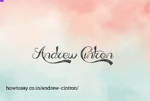 Andrew Cintron