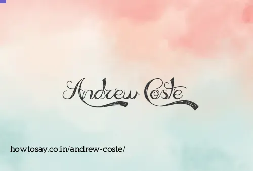 Andrew Coste