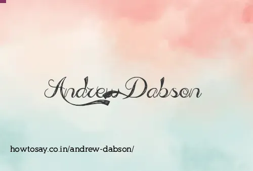 Andrew Dabson