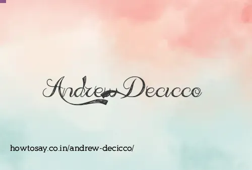 Andrew Decicco