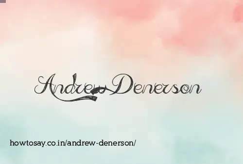 Andrew Denerson