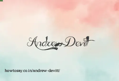 Andrew Devitt