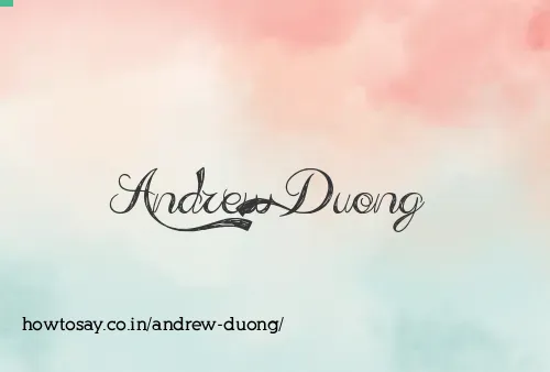 Andrew Duong