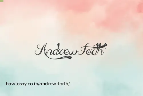 Andrew Forth