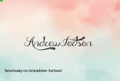 Andrew Fortson