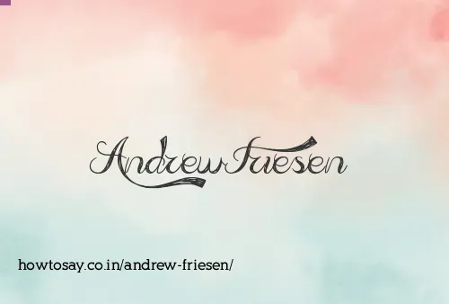 Andrew Friesen