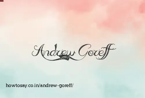 Andrew Goreff