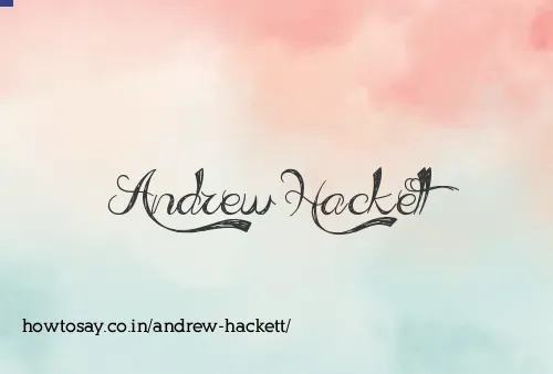 Andrew Hackett