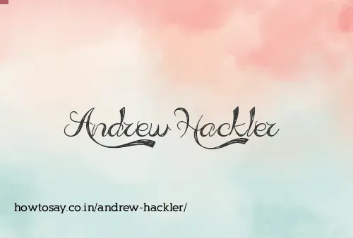 Andrew Hackler
