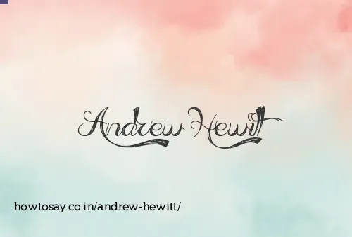 Andrew Hewitt