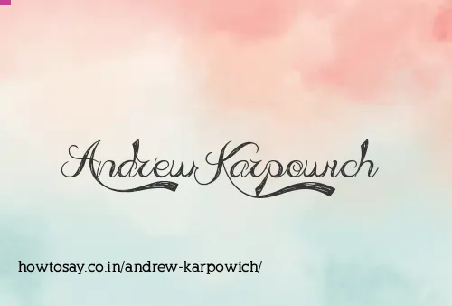 Andrew Karpowich