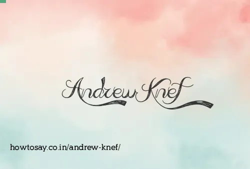 Andrew Knef